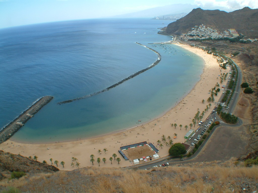 Playa de las Teresitas na Teneryfie